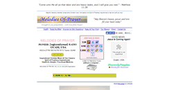 Desktop Screenshot of melodiesofprayer.com